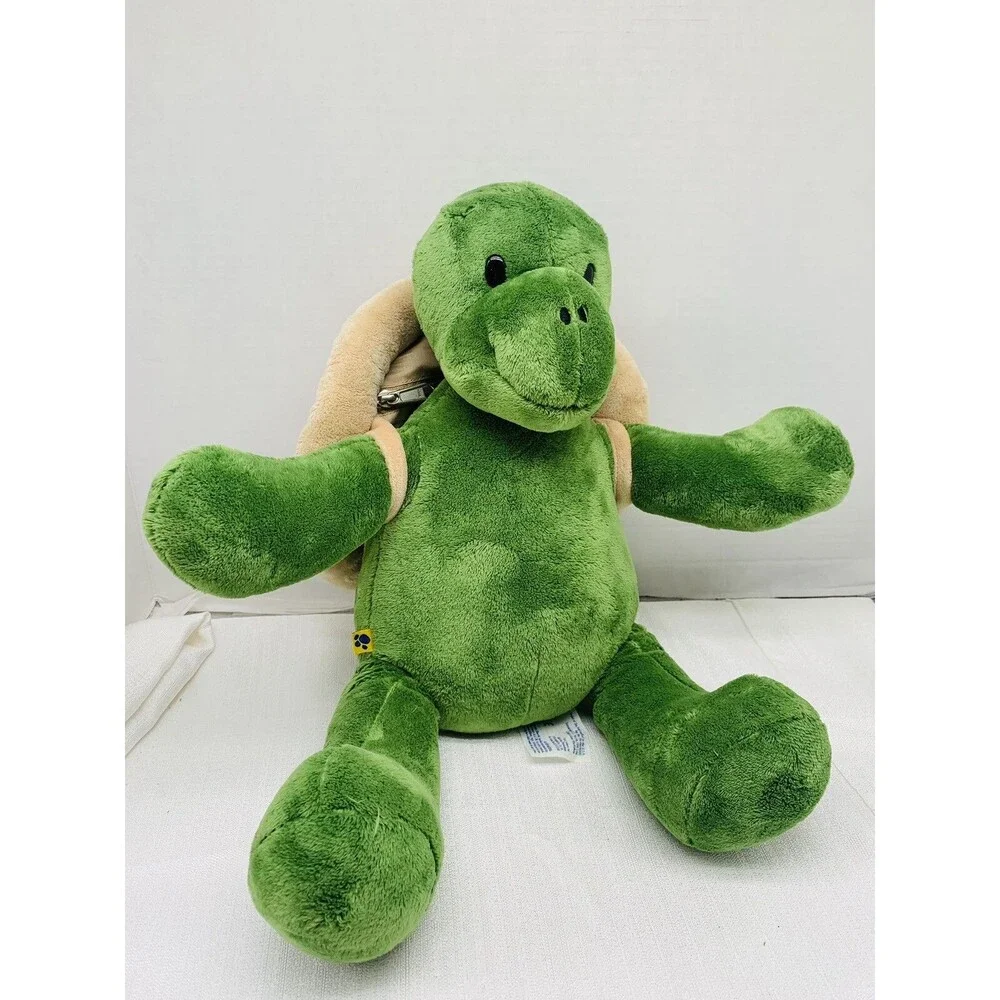 Build a Bear Trekkin Turtle Plush with Shell Backpack 17